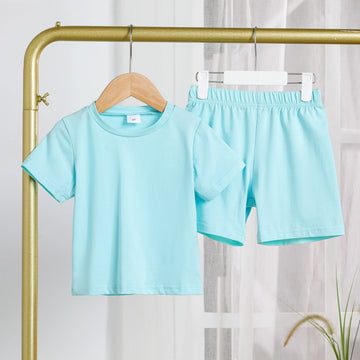 PatPat 2pcs Toddler Girl's Modal Fabric Basic T-Shirt and Pants Set